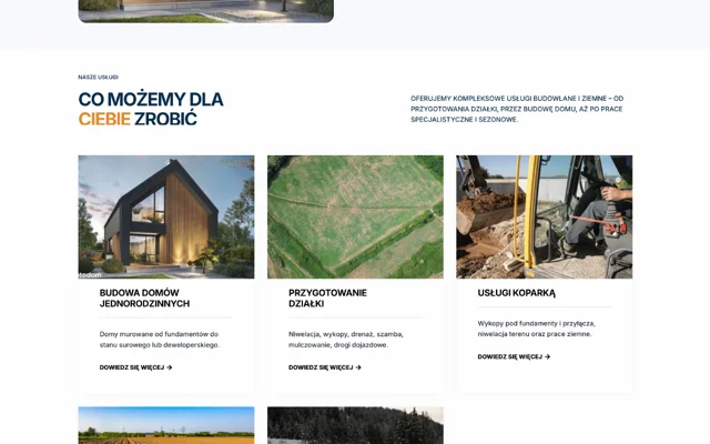 Budujemy Twoje Marzenia — zbliżenie strony