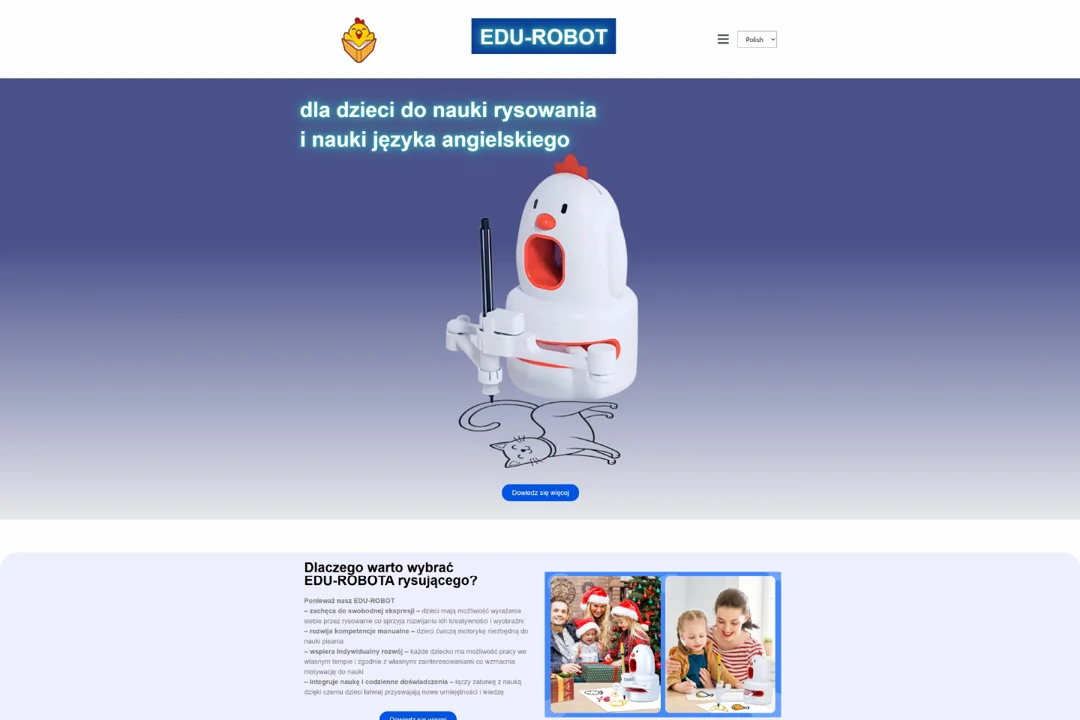 EDU-ROBOT: strona główna — fragment