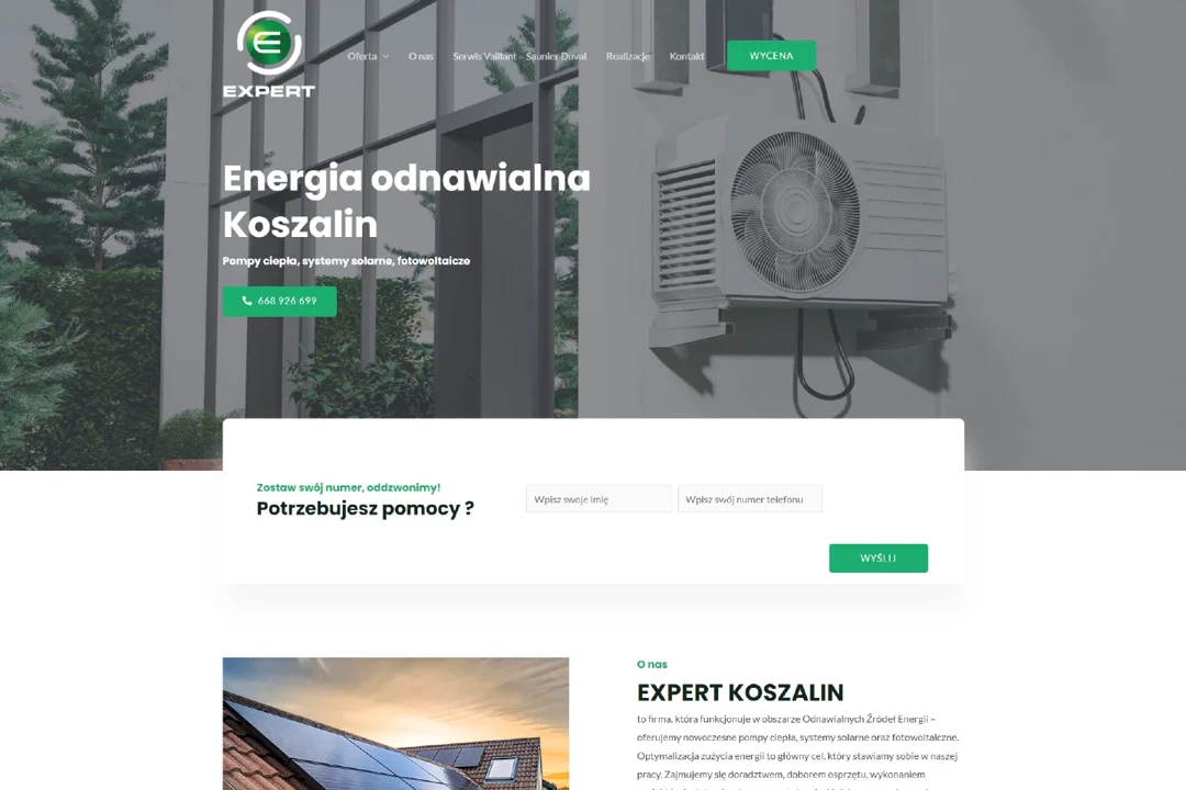 Expert Koszalin: strona główna — fragment
