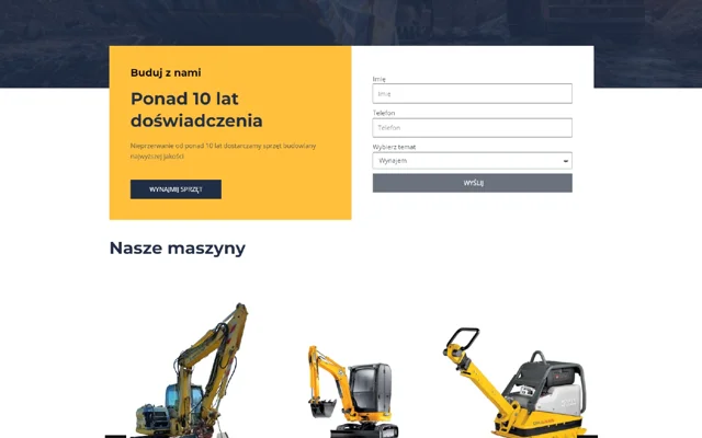 FreziZ Rent — zbliżenie strony
