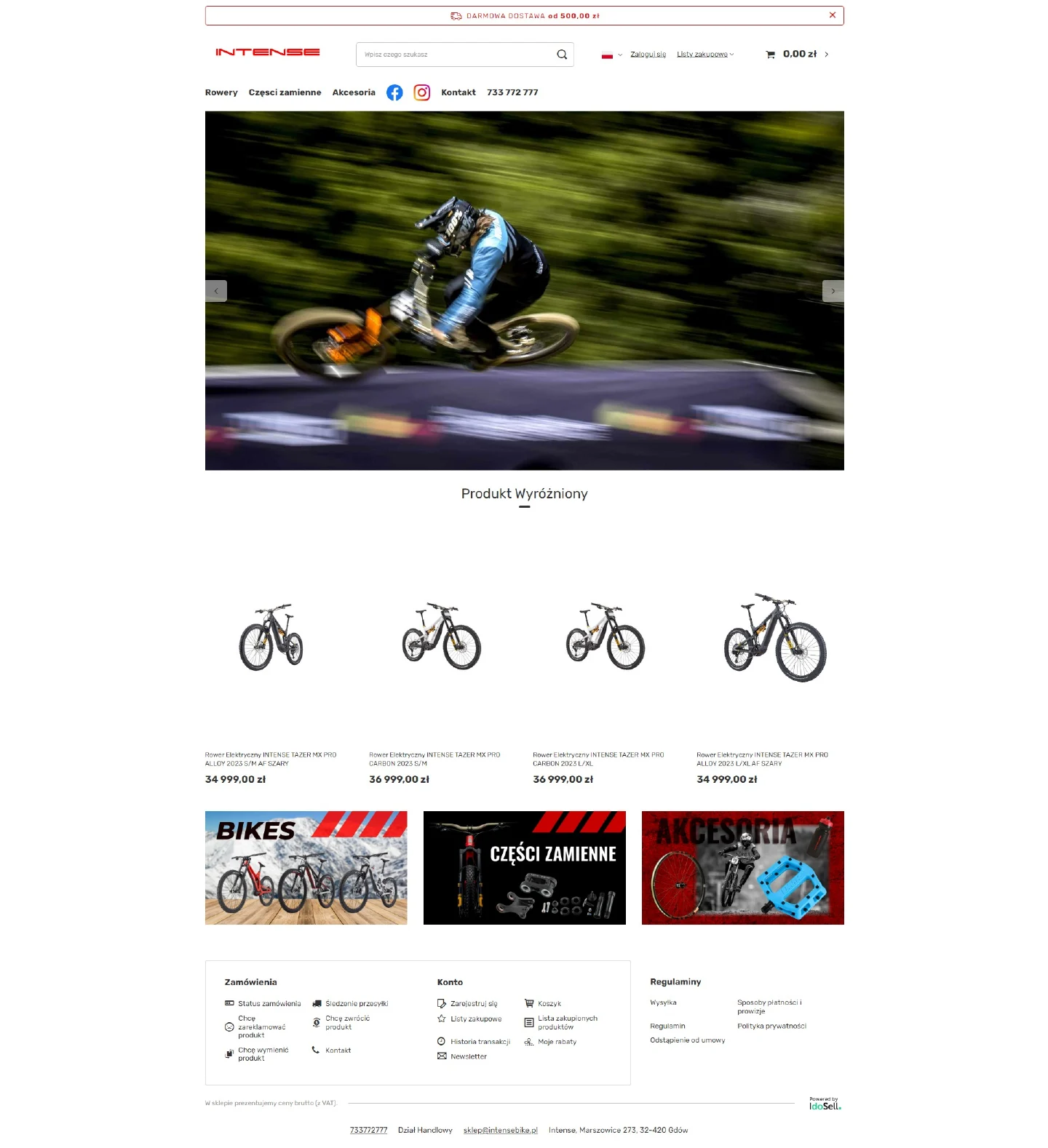 Intense Bike: drugi dostarczony widok sklepu — fragment
