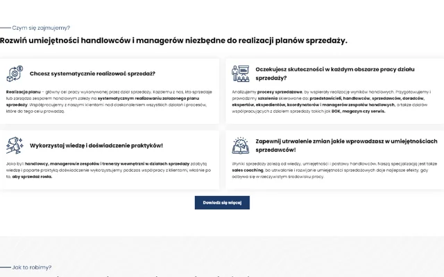 RCbusiness — zbliżenie strony