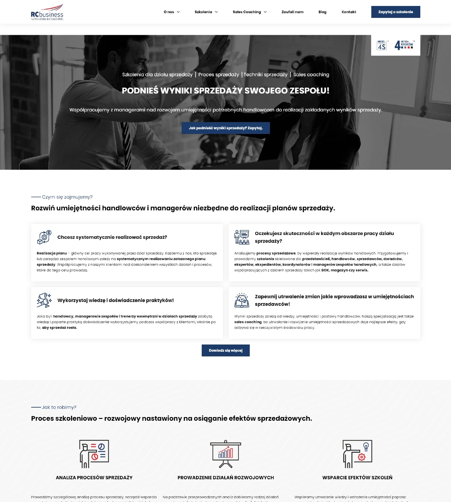 RCbusiness: strona główna — fragment