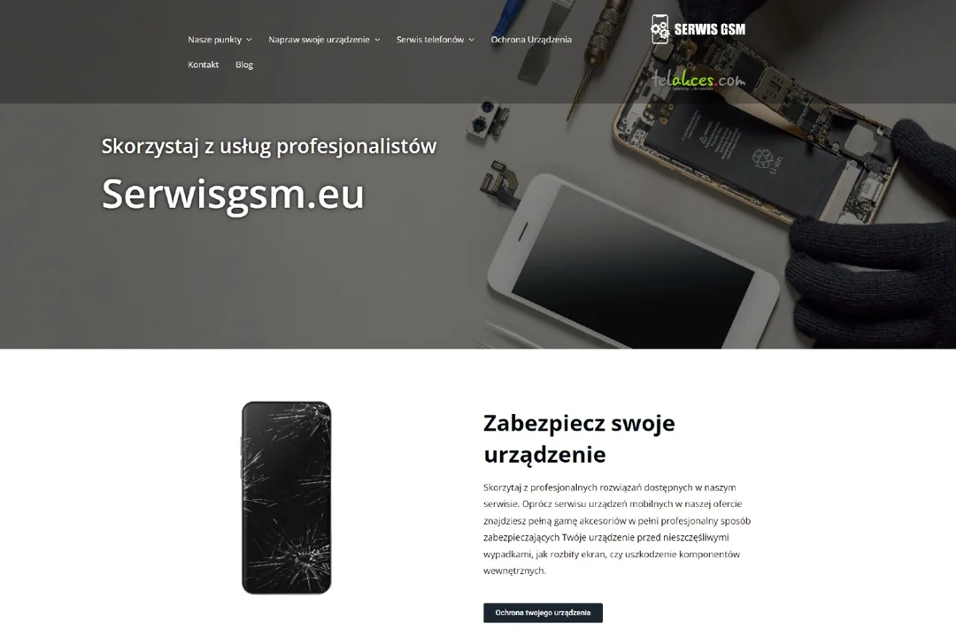 SerwisGSM: strona główna — fragment
